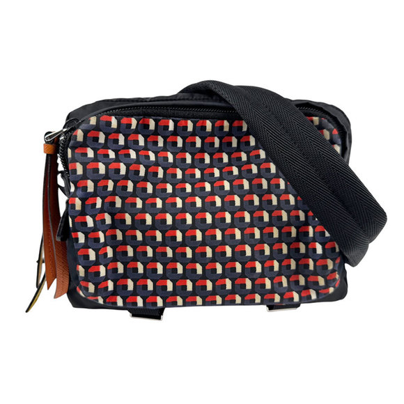 PRADA Shoulder Bag Nylon Black Multicolor Silver Women's n1203 - Picture 1 of 5
